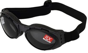 GOGGLE BUGEYE BLK SMK REF